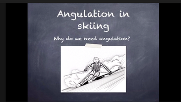Why do we need angulation in skiing?